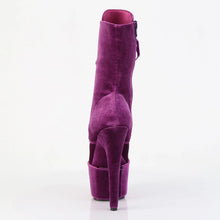 Cargar imagen en el visor de la galería, Tacones Pleaser ADORE-1045VEL Morado Velvet
