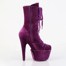 Cargar imagen en el visor de la galería, Tacones Pleaser ADORE-1045VEL Morado Velvet

