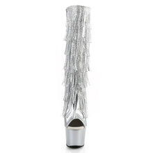 Cargar imagen en el visor de la galería, Tacones Pleaser ADORE-2024RSF Plata Pu Mate
