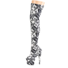 Load image into Gallery viewer, Tacones Pleaser ADORE-3000DP Blanco Negro Str.
