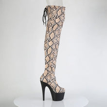 Cargar imagen en el visor de la galería, Tacones Pleaser ADORE-3008SP-BT Tan Marrón Snake
