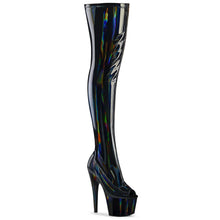 Cargar imagen en el visor de la galería, Tacones Pleaser ADORE-3011HWR Negro Str. Holo
