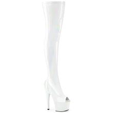 Cargar imagen en el visor de la galería, Tacones Pleaser ADORE-3011HWR Blanco Str. Holo
