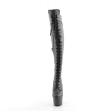 Cargar imagen en el visor de la galería, Botas Pleaser ADORE-3014 - Negro Piel Sintética Elástica
