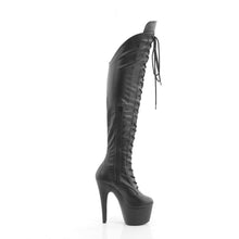 Cargar imagen en el visor de la galería, Botas Pleaser ADORE-3014 - Negro Piel Sintética Elástica
