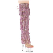 Cargar imagen en el visor de la galería, Tacones Pleaser ADORE-3019C-RSF Transparente B. Rosa
