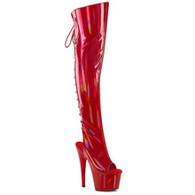 Load image into Gallery viewer, Tacones Pleaser ADORE-3019HWR Rojo Str. Holo
