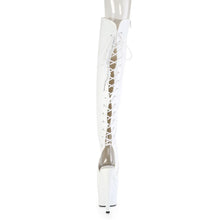 Cargar imagen en el visor de la galería, Tacones Pleaser ADORE-3019HWR Blanco Str. Holo

