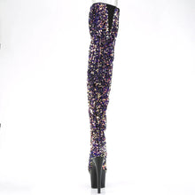 Cargar imagen en el visor de la galería, Tacones Pleaser ADORE-3020 Morado Sequins Negro
