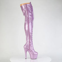 Cargar imagen en el visor de la galería, Tacones Pleaser ADORE-3020GP Lilac Purpurina Charol
