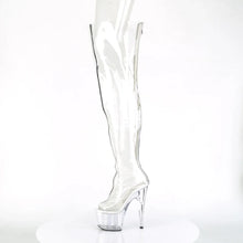 Carregar imagem no visualizador da galeria, Tacones Pleaser ADORE-3021 Transparente Plata
