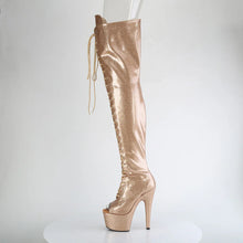 Cargar imagen en el visor de la galería, Tacones Pleaser ADORE-3021GP Dorado Purpurina Charol
