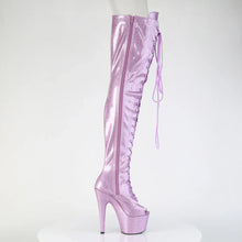 Carregar imagem no visualizador da galeria, Tacones Pleaser ADORE-3021GP Lilac Purpurina Charol

