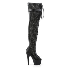 Load image into Gallery viewer, Tacones Pleaser ADORE-3025ML Negro Piel Sintética
