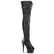 Load image into Gallery viewer, Tacones Pleaser ADORE-3025ML Negro Piel Sintética
