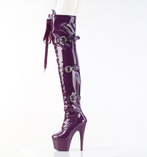 Cargar imagen en el visor de la galería, Botas Pleaser ADORE-3028 - Morado charol elástico / Morado

