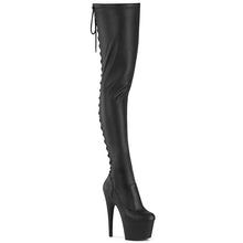 Load image into Gallery viewer, Tacones Pleaser ADORE-3850 Negro Str. Piel
