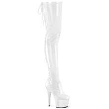Load image into Gallery viewer, Tacones Pleaser ADORE-3850 Blanco Str. Charol
