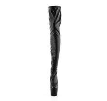 Load image into Gallery viewer, Tacones Pleaser ADORE-4000 Negro Str. Piel
