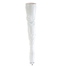 Load image into Gallery viewer, Tacones Pleaser ADORE-4000 Blanco Str Charol
