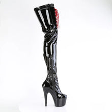 Cargar imagen en el visor de la galería, Tacones Pleaser ADORE-4001WR Negro Stretch Charol
