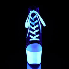 Carregar imagem no visualizador da galeria, Tacones Pleaser ADORE-700SK-02 Negro Canvas Neon
