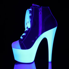 Load image into Gallery viewer, Tacones Pleaser ADORE-700SK-02 Rojo Canvas Neon
