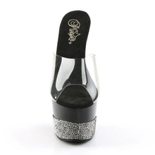 Carregar imagem no visualizador da galeria, Tacones Pleaser ADORE-701-3 Transparente Negro Pewter
