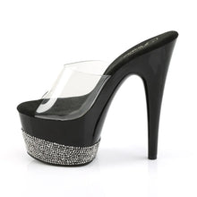 Carregar imagem no visualizador da galeria, Tacones Pleaser ADORE-701-3 Transparente Negro Pewter
