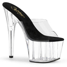 Load image into Gallery viewer, Tacones Pleaser ADORE-701 Transparente Negro
