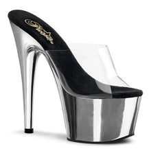 Cargar imagen en el visor de la galería, Tacones Pleaser ADORE-701 Transparente Plata Cromo
