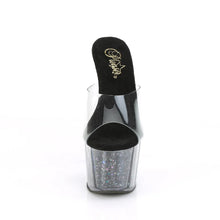 Carregar imagem no visualizador da galeria, Tacones Pleaser ADORE-701CG Transparente Negro Confetti
