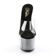 Load image into Gallery viewer, Tacones Pleaser ADORE-701SRS Transparente Negro
