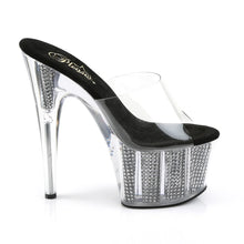 Load image into Gallery viewer, Tacones Pleaser ADORE-701SRS Transparente Negro
