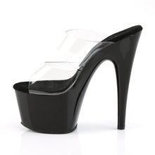 Cargar imagen en el visor de la galería, Tacones Pleaser ADORE-702 Transparente Negro
