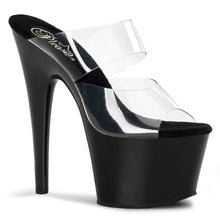 Cargar imagen en el visor de la galería, Tacones Pleaser ADORE-702 Transparente Negro

