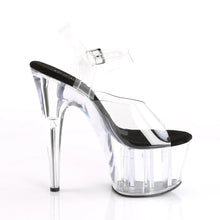 Cargar imagen en el visor de la galería, Tacones Pleaser ADORE-708 Transparente Negro
