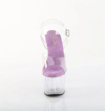 Cargar imagen en el visor de la galería, Tacones Pleaser ADORE-708 Transparente Lavanda
