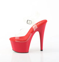 Cargar imagen en el visor de la galería, Tacones Pleaser ADORE-708 Transparente Rojo
