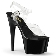Cargar imagen en el visor de la galería, Tacones Pleaser ADORE-708 Transparente Negro
