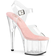 Cargar imagen en el visor de la galería, Tacones Pleaser ADORE-708 Transparente B. Rosa
