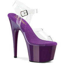 Load image into Gallery viewer, Tacones Pleaser ADORE-708 Transparente Morado
