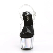 Cargar imagen en el visor de la galería, Tacones Pleaser ADORE-708HGI Transparente Plata Hologram
