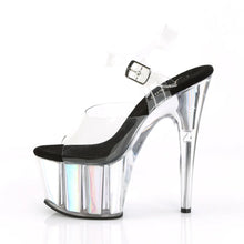 Cargar imagen en el visor de la galería, Tacones Pleaser ADORE-708HGI Transparente Plata Hologram
