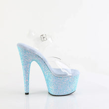 Carregar imagem no visualizador da galeria, Tacones Pleaser ADORE-708LG Transparente B. Azul
