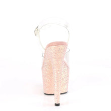 Cargar imagen en el visor de la galería, Tacones Pleaser ADORE-708LG Transparente Dusty Rosa

