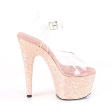 Cargar imagen en el visor de la galería, Tacones Pleaser ADORE-708LG Transparente Dusty Rosa
