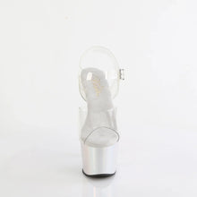 Cargar imagen en el visor de la galería, Tacones Pleaser ADORE-708LQ Transparente Liquid Plata
