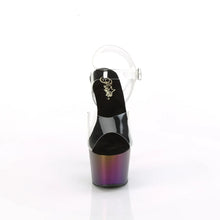 Cargar imagen en el visor de la galería, Tacones Pleaser ADORE-708MCH Transparente Morado Verde
