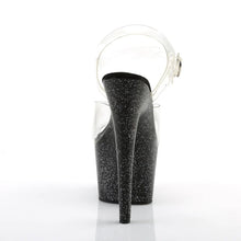 Load image into Gallery viewer, Tacones Pleaser ADORE-708MG Transparente Negro
